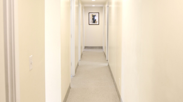 hallway view